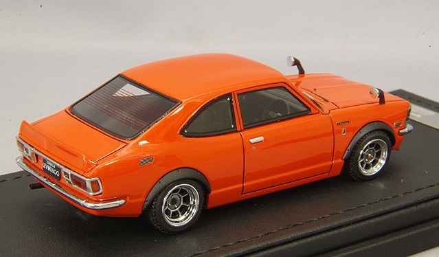 自動車模型 TE27LEVIN Toyota Corolla Levin (TE27) Orange (ミニカー) - ホビーサーチ