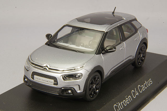 ノレブ 1/43 シトロエン C4 カクタス 2018 アルミニウムグレー