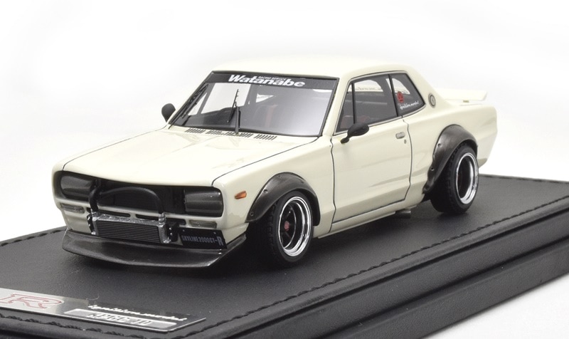 イグニッションモデル　1/43 スカイライン　GT-R KPGC10 ホワイト Amazon | 日産スカイラインGT - R kpgc10、ホワイト、RHD、0、モデル