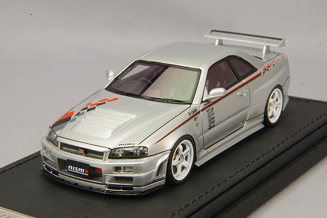 IG1607 1/43 Nismo R34 GT-R R-tune Silver イグニッションモデル 1/43