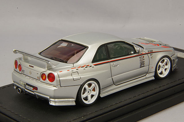 イグニッションモデル 1/43 ニスモ R34 GT-R Z-tune シルバー イグニッションモデル 1/18 ニスモ R34 GT-R Z-tune シルバー