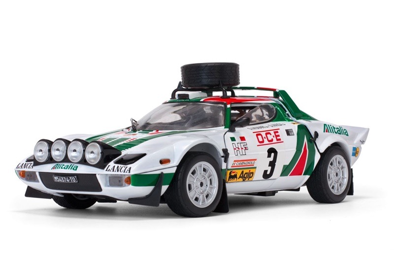 サンスター 1/18 ランチア ストラトス HF 1976年Rallye du Maroc 3位