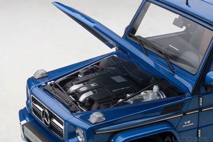 【ミニカー 美品】オートアート 1/18 メルセデス AMG G63 2017 オートアート 1/18 メルセデス AMG G63 2017 メタリック・ブルー