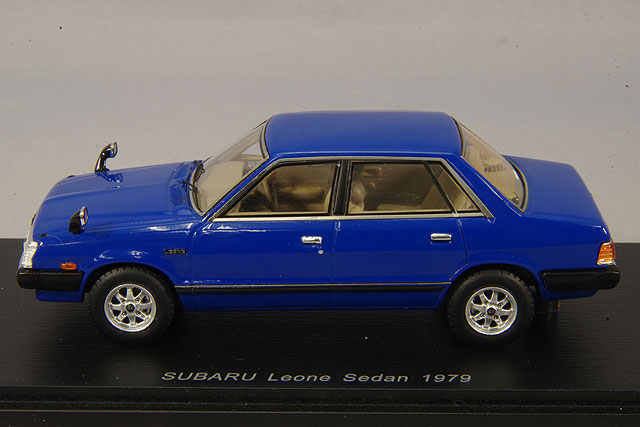 スパーク 1/43 スバル レオーネ 4ドアセダン 1.8 1979 ブルー