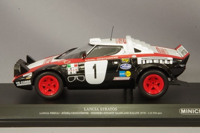 奉仕品 ミニチャンプス 1/18 ランチア ストラトス 