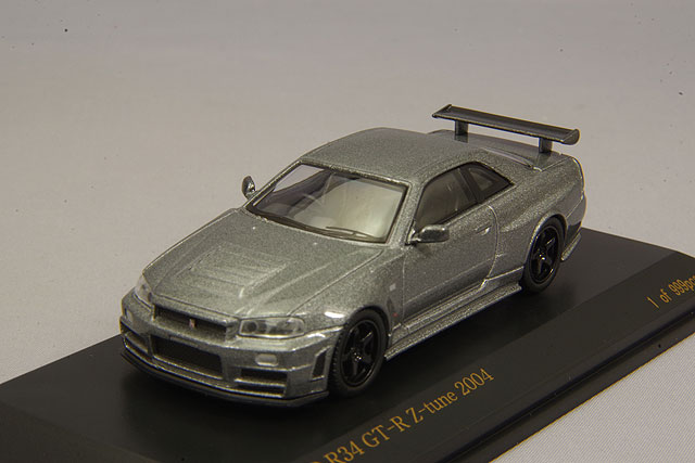 カーネル 1/64 ニスモ R34 GT-R Z-tune 2004 グレーメタリック