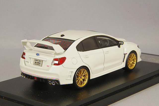 1/43 ハイストーリー　スバル　WRX STI EJ20 ミニカー　ホワイト Amazon.co.jp: 1／43 ハイストーリー スバル WRX STI EJ20