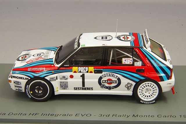 スパーク 1/43 ランチア デルタ HF インテグラーレ 1992 モンテカルロ