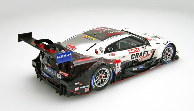 エブロ 1/18 CRAFTSPORTS MOTUL GT-R SUPER GT GT500 2018 No.3 [RESIN]-ミニカーむげん