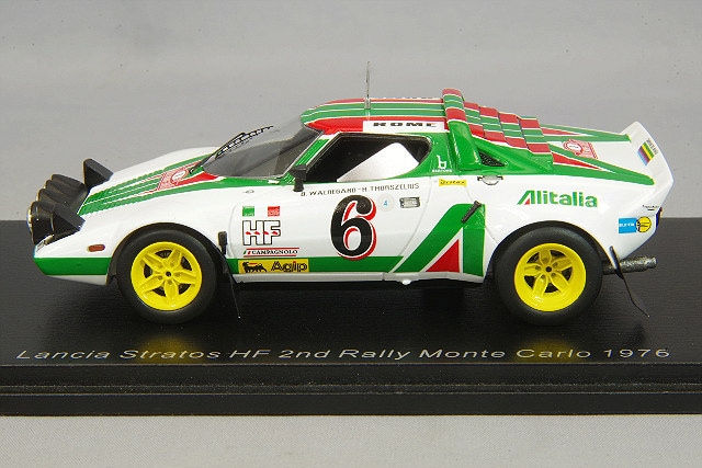 スパーク 1/43 ランチア ストラトス HF 1976 ラリー モンテカルロ 2位