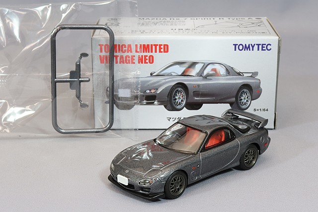 京商 1/43 マツダ RX-7 スピリットR タイプA 2002 グレー K03703GY 完成品 ミニカー