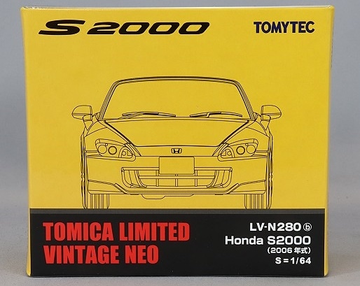 トミカリミテッドヴィンテージ NEO 1/64 ホンダ S2000 2006年式 黄