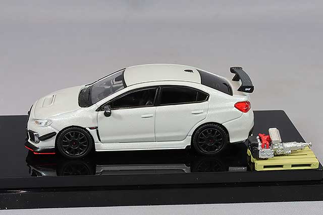 ホビージャパン 1/64 スバル WRX STI RA-R オプション装着車 エンジン ...