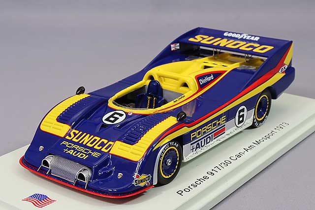 PORSCHE 917/10 N°6 CAN AM 1972 PENSKE-DONOHUE MINICHAMPS 1:43 of re