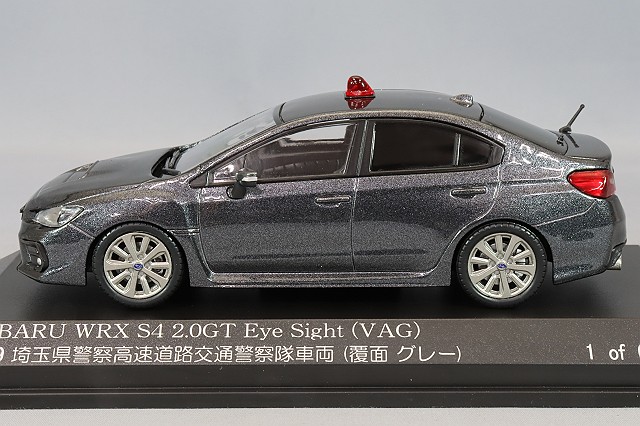 RAI'S 1/43 スバル WRX S4 2.0GT アイサイト (VAG) 2019 埼玉県