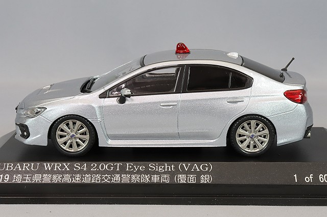 RAI'S 1/43 スバル WRX S4 2.0GT アイサイト (VAG) 2019 埼玉県