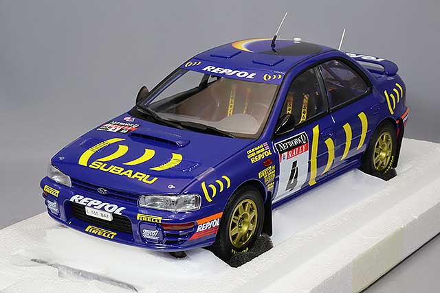 京商 1/18 スバル インプレッサ 1994 RAC ラリー ウィナー #4 C