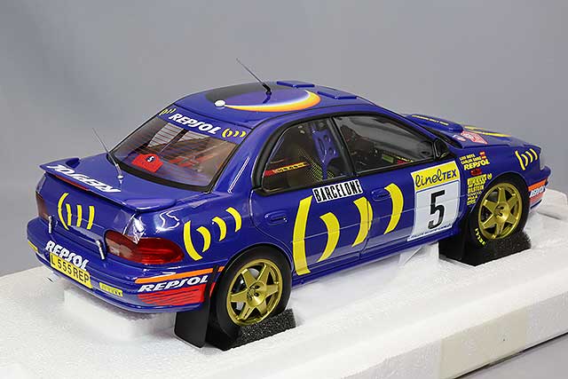 京商 1/18 スバル インプレッサ 1995 モンテカルロ ラリー
