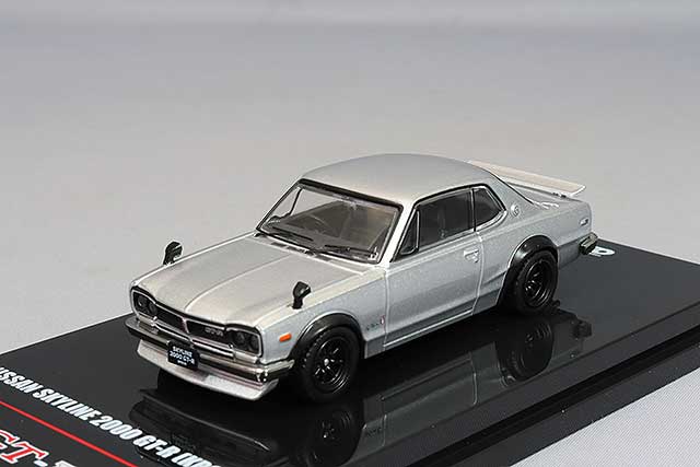 イノモデル 1/64 日産 スカイライン 2000 GT-R (KPGC10) シルバー