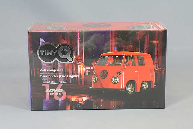# 1/18 ミニカー　フォルクスワーゲン　T1 トランスポーター　箱破れあり TinyQ フォルクスワーゲン T1 トランスポーター 消防車 | すべての商品