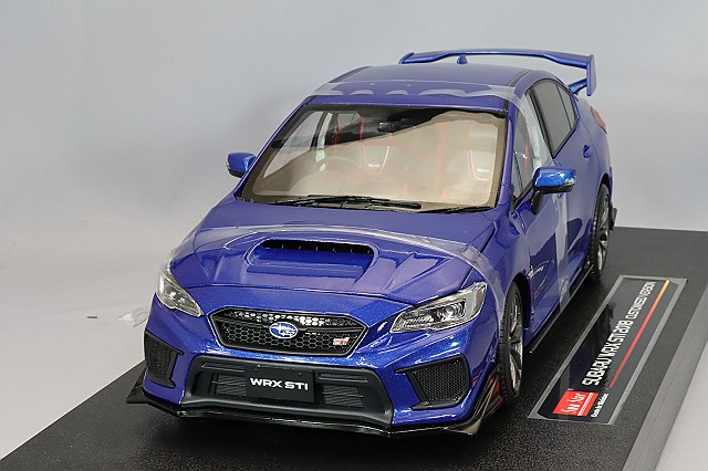 サンスター 1/18 スバル WRX Sti 2018 カスタム パールブルー | すべて