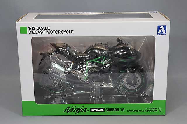 アオシマ スカイネット 1/12 カワサキ ニンジャ H2 カーボン 2019