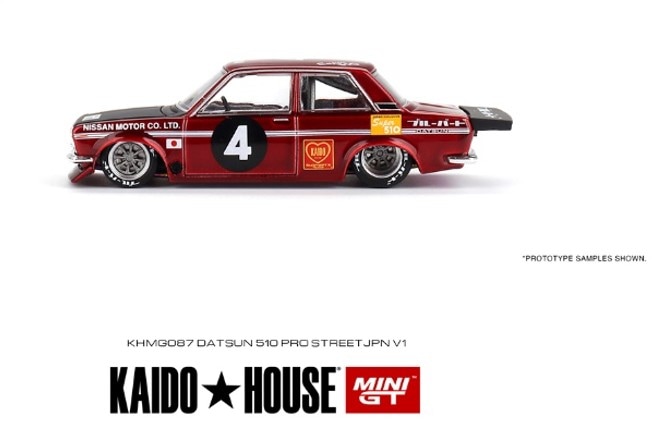 KAIDO HOUSE x TSM ミニGT 1/64 ダットサン KAIDO 510 プロ