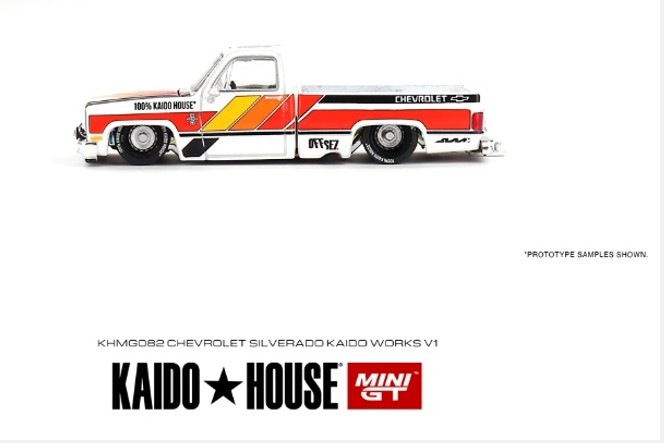 KAIDO HOUSE x TSM ミニGT 1/64 シボレー シルバラード KAIDO WORKS V1
