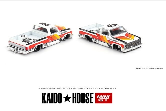 KAIDO HOUSE x TSM ミニGT 1/64 シボレー シルバラード KAIDO WORKS V1