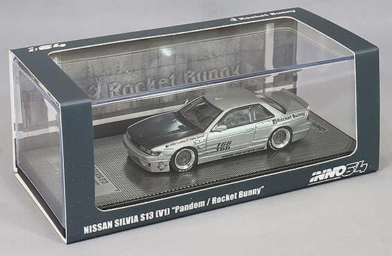 イノモデル 1/64 日産 シルビア (S13) V1 パンデム ロケットバーニー