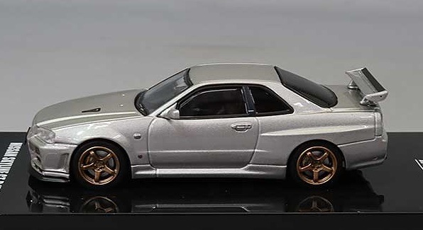 イノモデル 1/64 日産 スカイライン GT-R (R34) V-Spec II シルバー