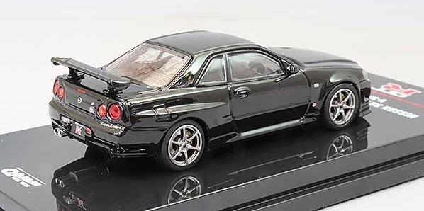 イノモデル 1/64 日産 スカイライン GT-R (R34) V-SPEC II ブラック