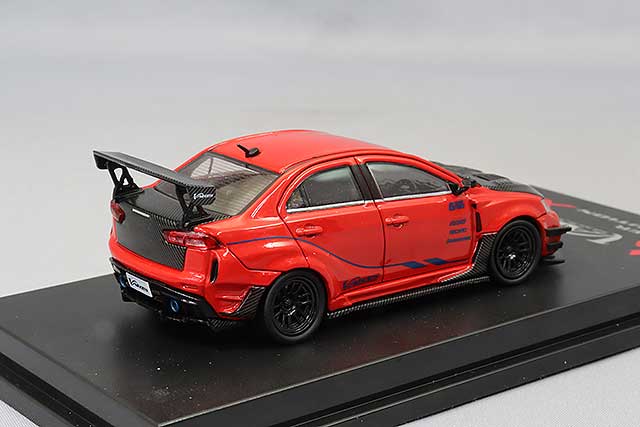 CMモデル 1/64 三菱 ランサー エボリューション X Varis レッド