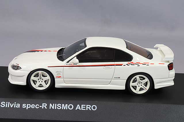 京商 1/43 日産 シルビア S15 スペックR ニスモ エアロ ホワイト