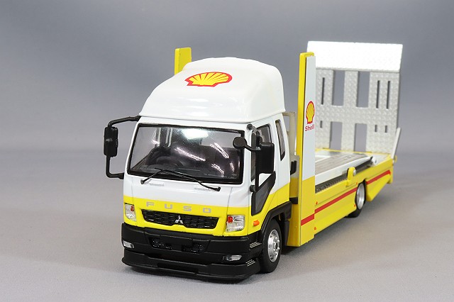GCO 1/64 三菱 FUSO トラック ダブルデッカートレーラー 