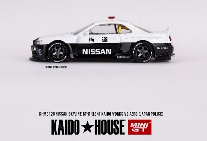 TSM ミニGT 1/64 日産 スカイライン GT-R R34 Kaido Works V2 Aero