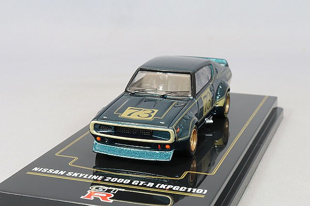 イノモデル 1/64 日産 スカイライン 2000 GT-R (KPGC110) レーシング