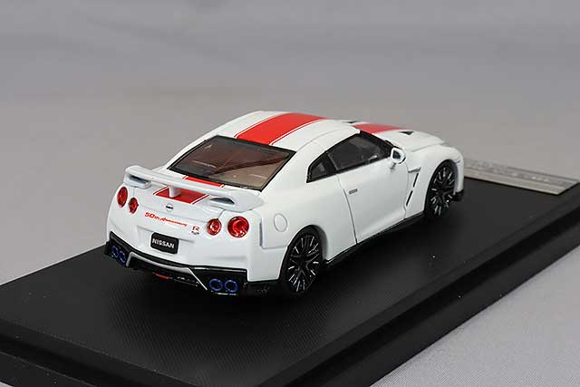 1/43 ハイストーリー　日産　GT-R R35 50th記念車　ミニカー 1/43 Hi Story 2019 Nissan GT-R R35 Pearl White 50th