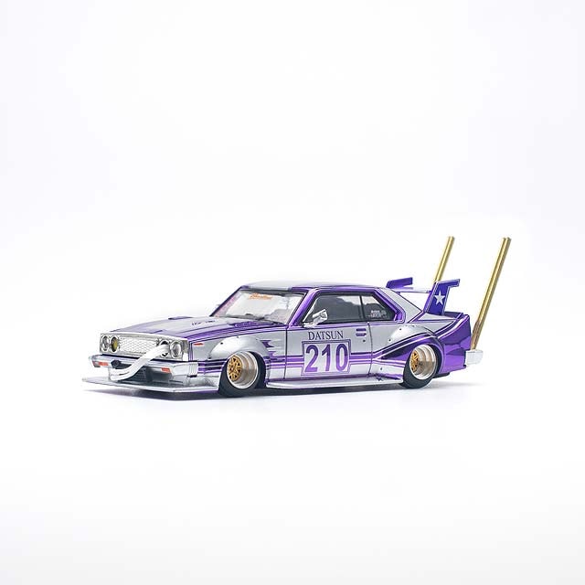 POP RACE 1/64 日産 スカイライン C210 街道レーサー(暴走族スタイル