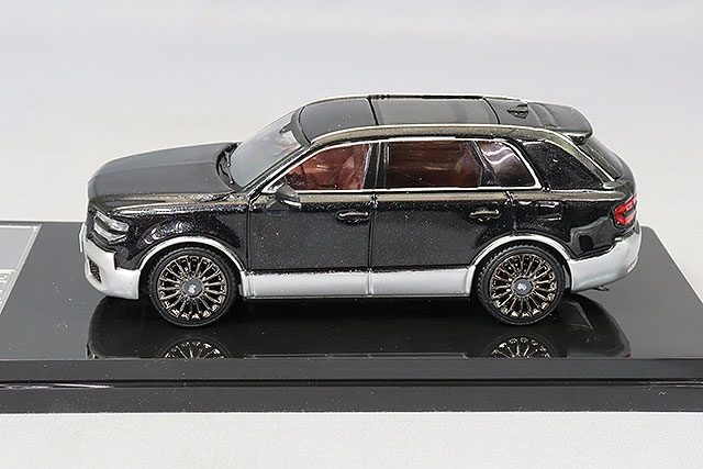 GCO 1/64 トヨタ センチュリー 右ハンドル ブラック/シルバー
