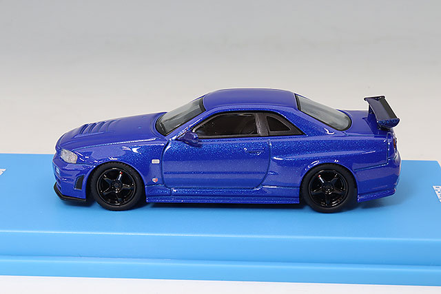京商 1/64 ニスモ R34 GT-R Z-tune ベイサイドブルー LED搭載 【MOTN