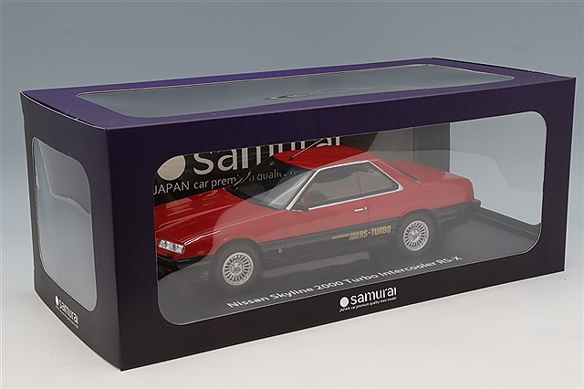 奉仕品 京商 1/18 日産 スカイライン 2000 ターボ RS-X レッド | 京商