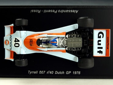 Spark 1/43 Tyrrell 007 Gulf #40 Dutch GP 1976 Alessandro Pesenti