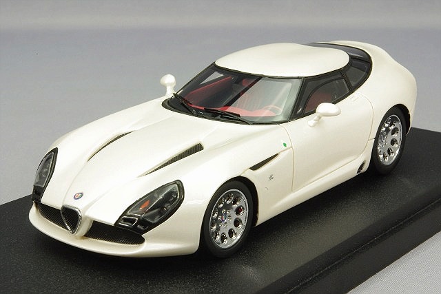 VISION 1/43 Alfa Romeo TZ3 Stradale 2011 White Pearl