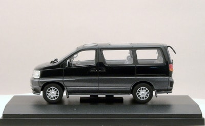 Hi-Story 1/43 Nissan Elgrand X 1998 Black/Dark Gray | すべて