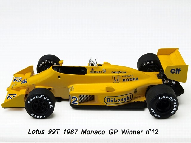 スパーク1/43 Lotus 87 E.d.アンジェリス 1981モナコGP スパーク1/43 Lotus 87 E.d.アンジェリス 1981モナコGP スパーク