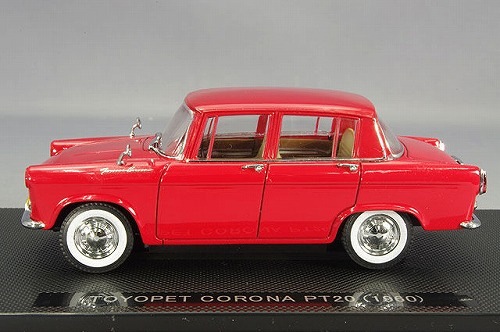 EBBRO トヨペット コロナPT20 (1960) 1/43 トヨタ　ミニカー EBBRO 1/43 Toyopet Corona PT20 1960 Red | エブロ