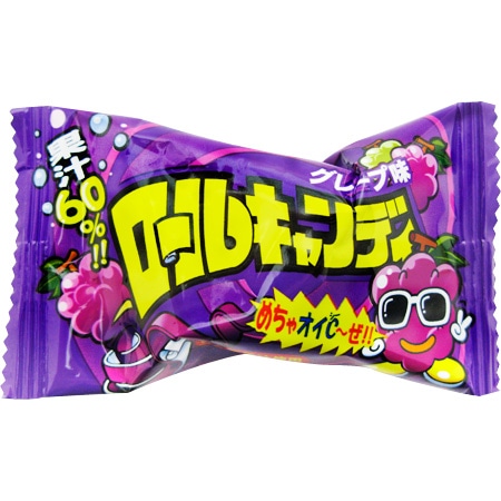 駄菓子(売値から選ぶ）,60円～69円｜ロールキャンディ グレープの