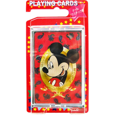 ディズニー　プラスチックトランプ　ミッキ...