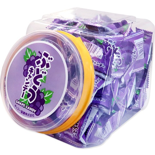駄菓子(売値から選ぶ）,1円～19円｜ポット入り ぶどうキャンデーの